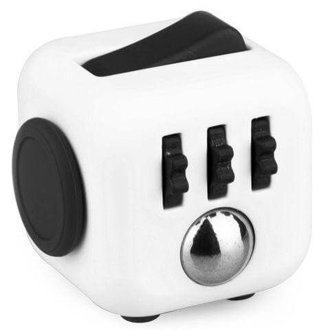 Antsy Labs Zuru Retro Fidget Cube, Black/White